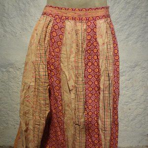 Boho Vintage Hippie Patchwork Skirt